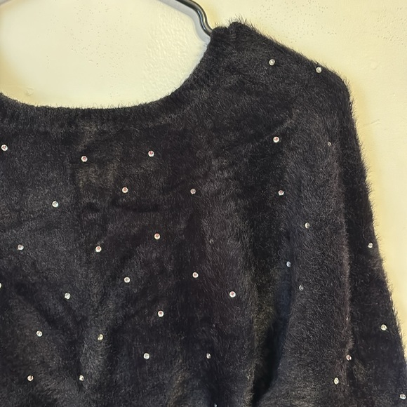 Express Cropped Rhinestone Sweater - Picture 9 of 11